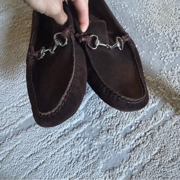 GUIDO driving loafer chocolate brown suede leather 2409 42 / 10 main image 5